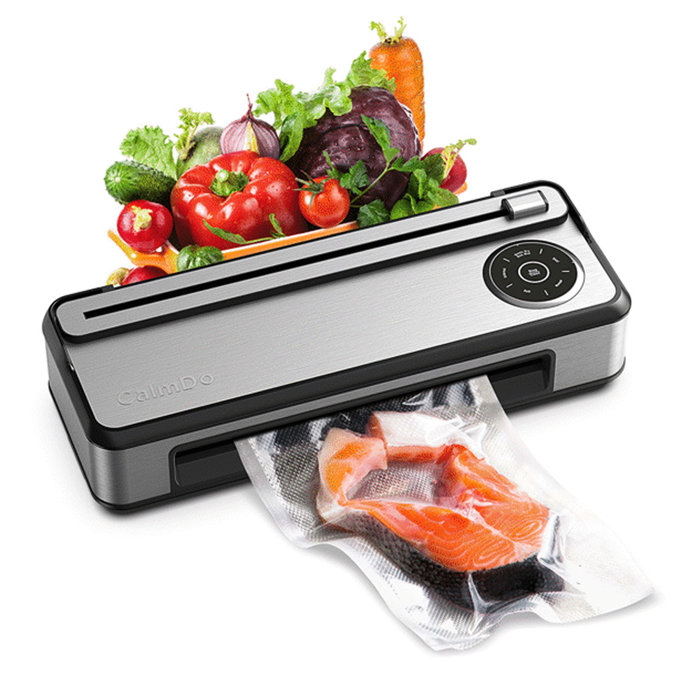 Calmdo Vacuum Sealer Machine With Automatic Bag Detection And Cleaning